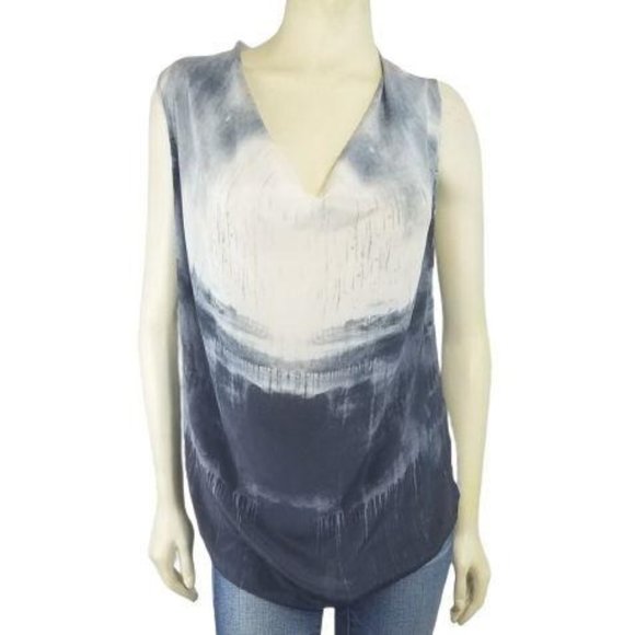 Vince Tops - Vince Silk Sleeveless Blouse Tank Top Large